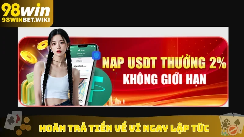 Hoàn trả tiền về ví ngay lập tức